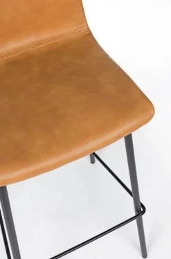 Hot Bizzotto SGABELLO IN ECOPELLE COLOR CUOIO - KYRA