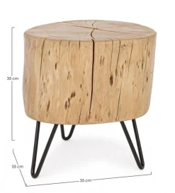 Sale Bizzotto SGABELLO IN LEGNO H35 - ARTUR