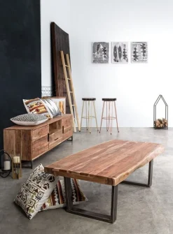 Clearance Bizzotto SGABELLO IN LEGNO RAME - RAKEL