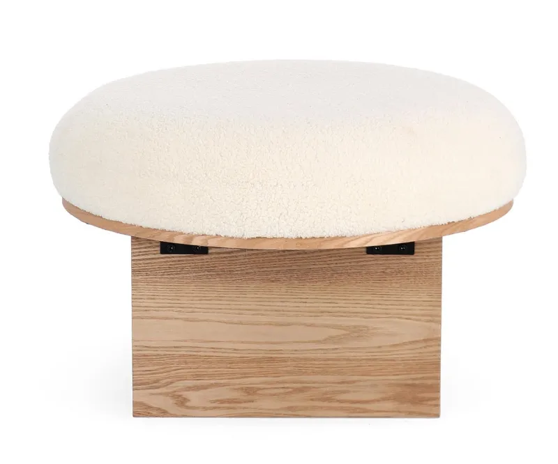 Discount Bizzotto SGABELLO IN TESSUTO NATURALE - ANNUSKA