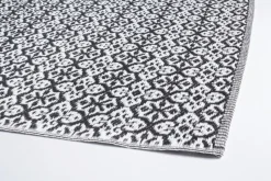 Hot Bizzotto TAPPETO NERO BIANCO 120X180 - TIRRENIA