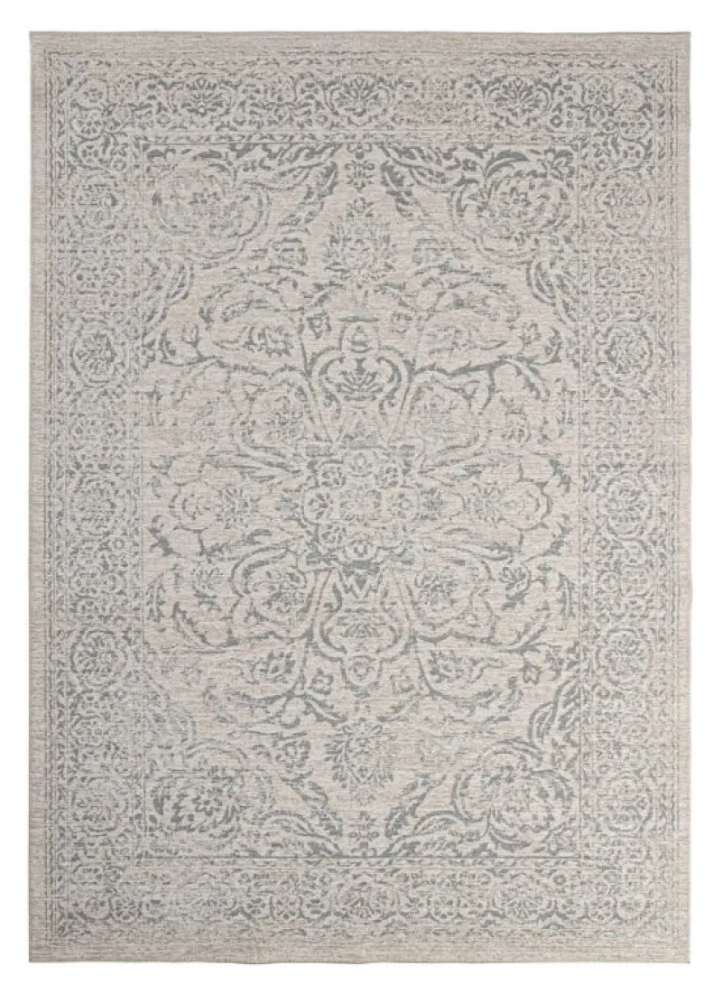 Outlet Bizzotto TAPPETO NORA BLU CREMA 200X290