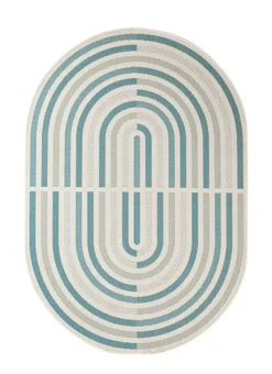 Bizzotto TAPPETO NOUR VERDE OV BLU BEIGE 160X229