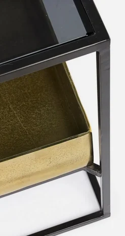 Clearance Bizzotto TAVOLINO CON CONTENITORE IN METALLO - MAVILA