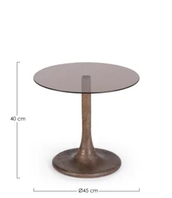 Clearance Bizzotto TAVOLINO D45 MARRONE - ABERDEEN