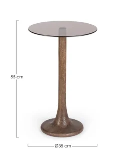 Outlet Bizzotto TAVOLINO D35 MARRONE - ABERDEEN