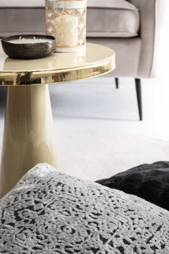 Online Bizzotto TAVOLINO IN ACCIAIO AVORIO D45.5 - NANDIKA