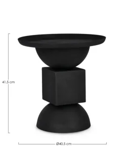 Sale Bizzotto TAVOLINO IN ACCIAIO NERO - ALKA