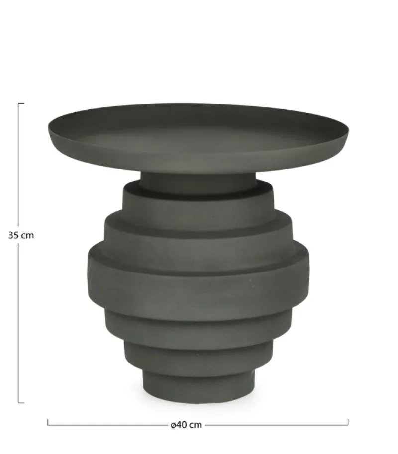 New Bizzotto TAVOLINO IN ACCIAIO VERDE - AMBA