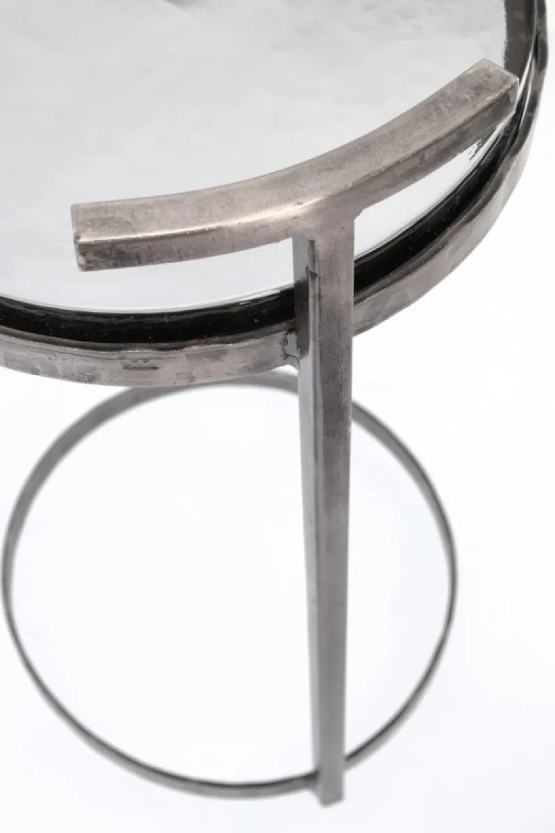 Sale Bizzotto TAVOLINO IN ACCIAO FINITURA NICKLE H64 - ZAYLA