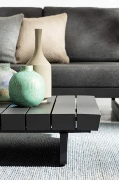 Discount Bizzotto TAVOLINO IN ALLUMINIO ANTRACITE WG21 - INFINITY