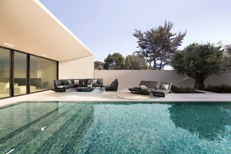 Discount Bizzotto TAVOLINO IN ALLUMINIO ANTRACITE WG21 - INFINITY