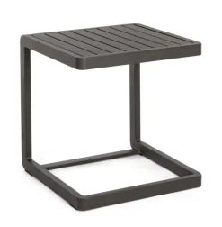 Clearance Bizzotto TAVOLINO IN ALLUMINIO ANTRACITE CX23 - KONNOR