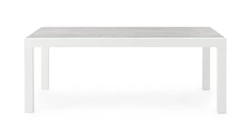 Hot Bizzotto TAVOLINO IN ALLUMINIO BIANCO JX11 - KLEDI