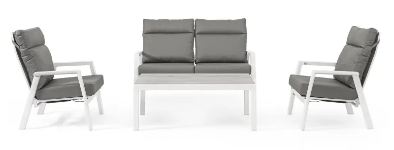 Hot Bizzotto TAVOLINO IN ALLUMINIO BIANCO JX11 - KLEDI