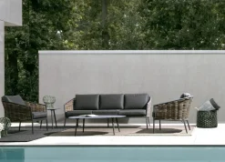 Discount Bizzotto TAVOLINO IN ALLUMINIO D50 ANTRACITE YK13 - RIDLEY