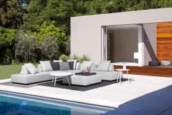 Clearance Bizzotto TAVOLINO IN ALLUMINIO D50 BIANCO YK11 - RIDLEY