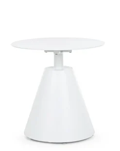 Best Bizzotto TAVOLINO IN ALLUMINIO D50 BIANCO XK04- ALOHA