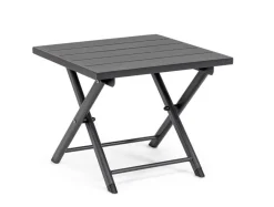 Clearance Bizzotto TAVOLINO IN ALLUMINIO GIRGIO SCURO - TAYLOR