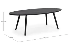 Sale Bizzotto TAVOLINO IN ALLUMINIO 119X58 - SPACE
