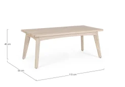 Hot Bizzotto TAVOLINO IN LEGNO - SAHANA