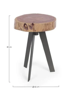 Outlet Bizzotto TAVOLINO IN LEGNO D32 - ARON
