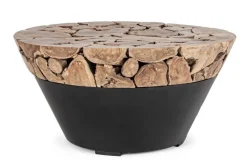 Outlet Bizzotto TAVOLINO IN LEGNO D90 - GRENADA