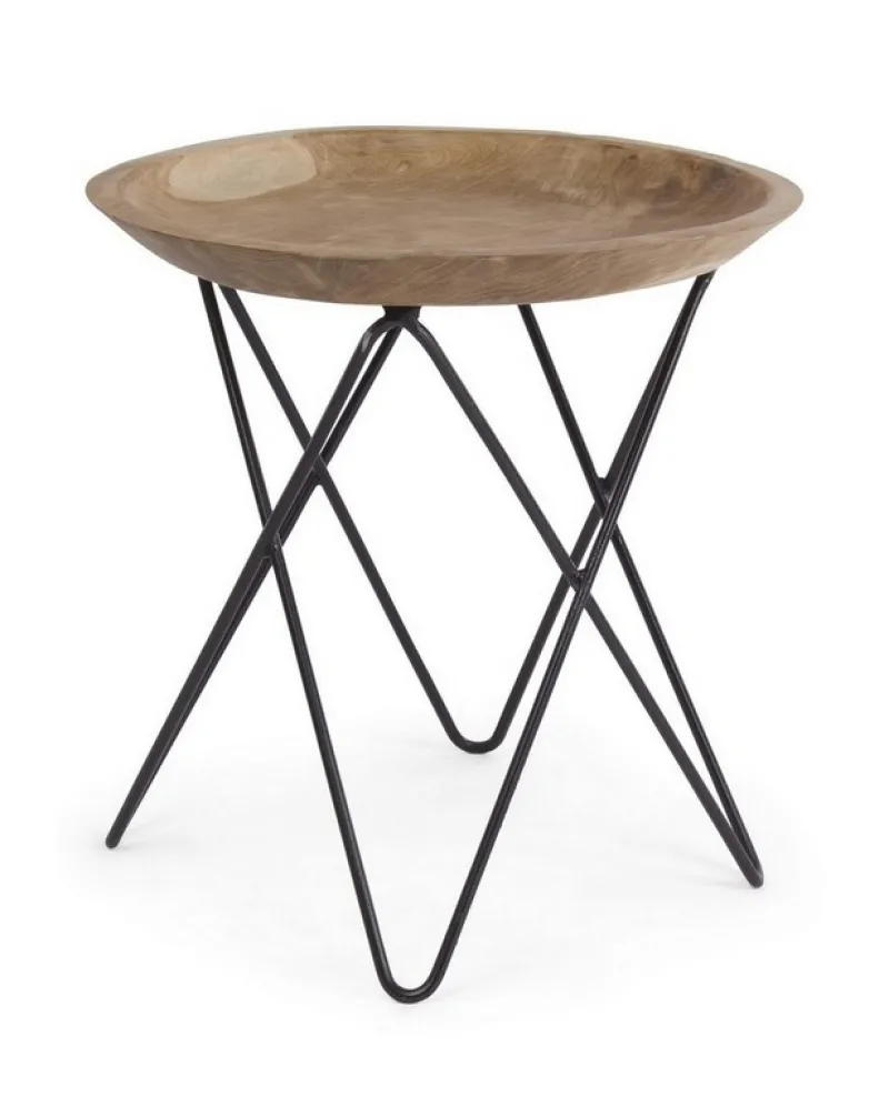 Discount Bizzotto TAVOLINO IN LEGNO D50 - ZAHIRA