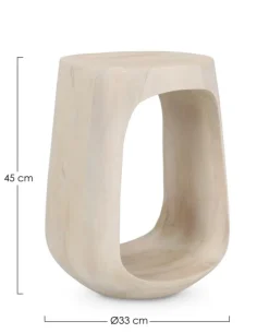 Online Bizzotto TAVOLINO IN LEGNO NATURALE - LOPEZ