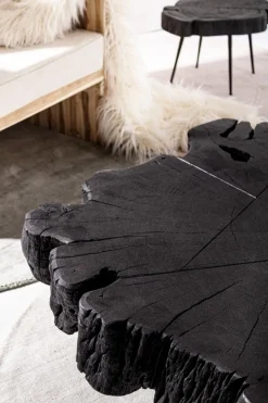 Clearance Bizzotto TAVOLINO IN LEGNO NERO - KEVAL