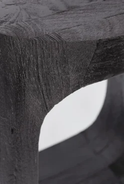 Clearance Bizzotto TAVOLINO IN LEGNO NERO - LOPEZ