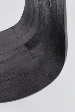 Clearance Bizzotto TAVOLINO IN LEGNO NERO - LOPEZ