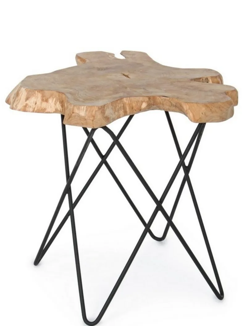 Sale Bizzotto TAVOLINO IN LEGNO NERO - SAVANNA