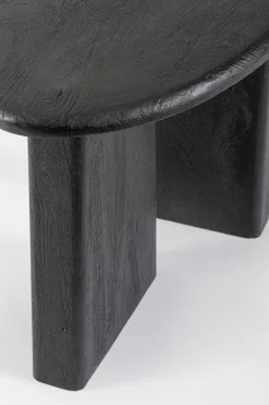Clearance Bizzotto TAVOLINO IN LEGNO NERO - ZACATECAS