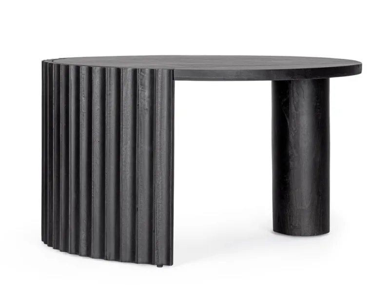 Clearance Bizzotto TAVOLINO IN LEGNO NERO D80 - ORISSA