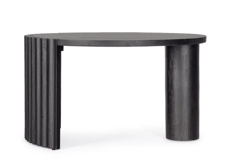 Clearance Bizzotto TAVOLINO IN LEGNO NERO D80 - ORISSA