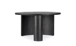 Clearance Bizzotto TAVOLINO IN LEGNO NERO D80 - ORISSA