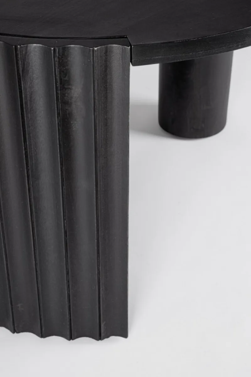 Clearance Bizzotto TAVOLINO IN LEGNO NERO D80 - ORISSA