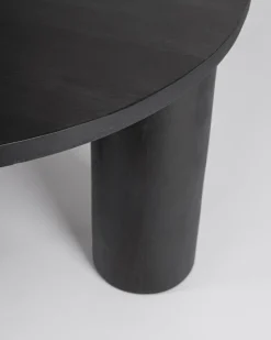 Clearance Bizzotto TAVOLINO IN LEGNO NERO D80 - ORISSA
