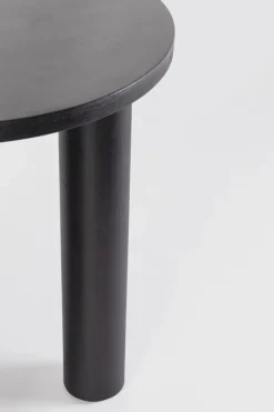 Discount Bizzotto TAVOLINO IN LEGNO NERO D50 - ORISSA