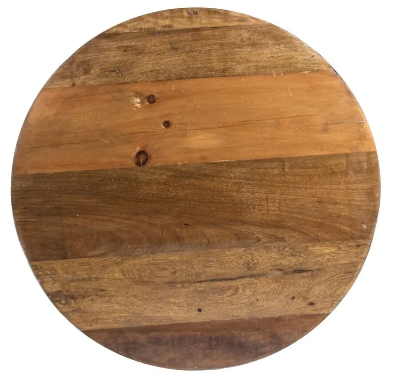 Clearance Bizzotto TAVOLINO IN LEGNO RICICLATO GRIGIO D90 - LANCASTER