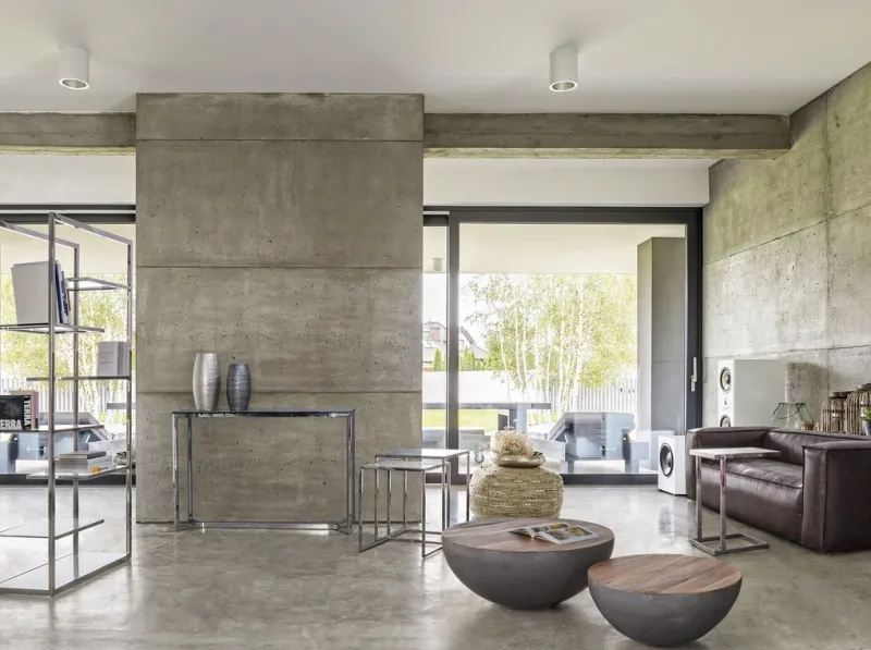 Clearance Bizzotto TAVOLINO IN LEGNO RICICLATO GRIGIO D90 - LANCASTER