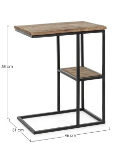 Bizzotto TAVOLINO IN METALLO - WALTON