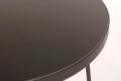 Online Bizzotto TAVOLINO IN METALLO NERO D50 - ZAIRA