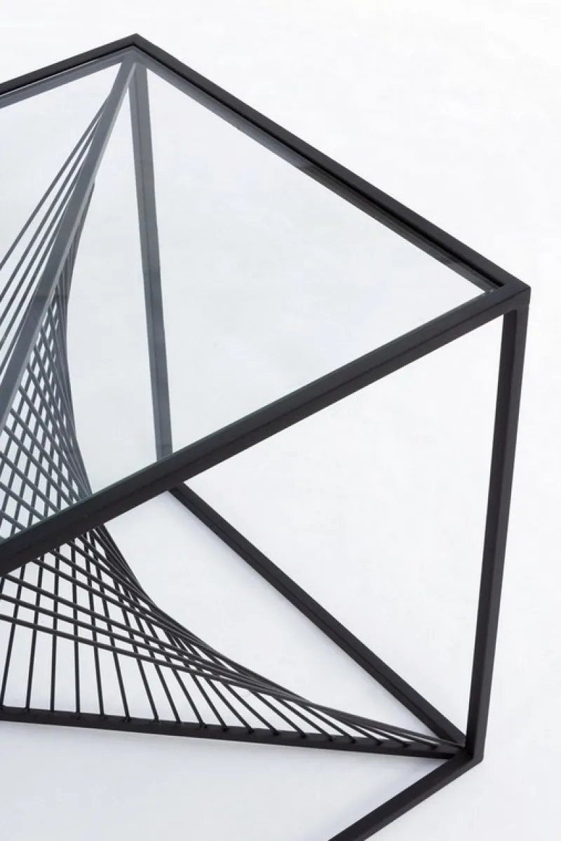 Clearance Bizzotto TAVOLINO IN METALLO 48X48 - ESPIRAL