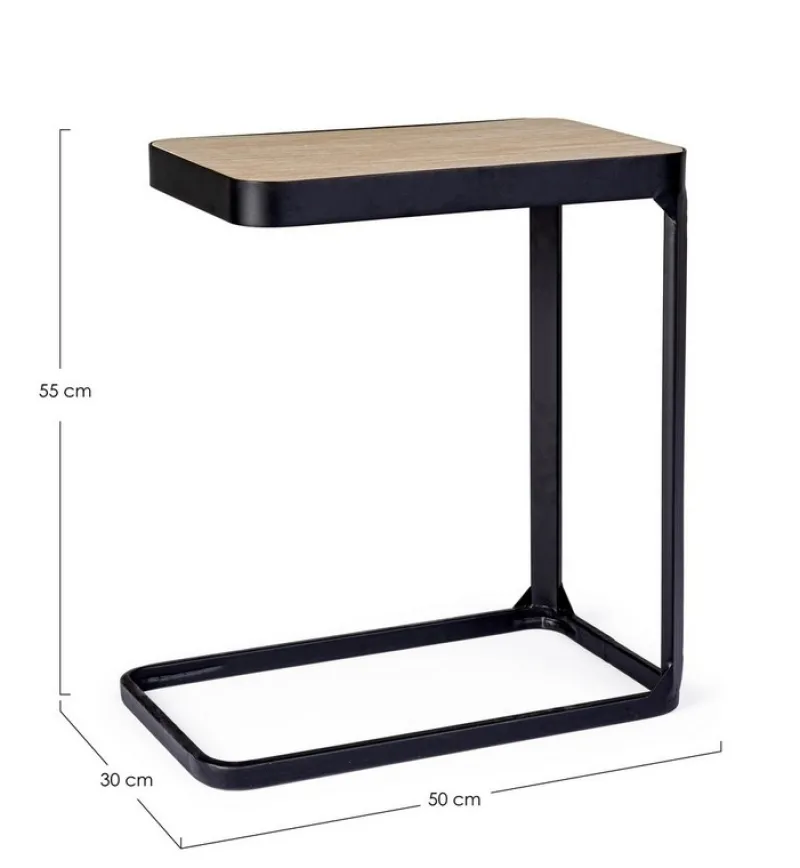 Discount Bizzotto TAVOLINO IN METALLO 50X30 - EVERITT