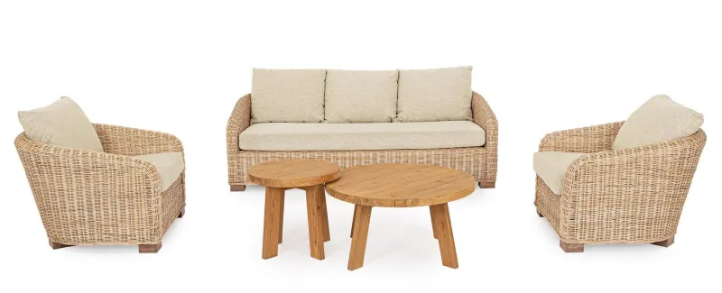 Clearance Bizzotto TAVOLINO IN TEAK RICICLATO D80 - BOLIVAR FSC