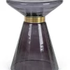 Best Bizzotto TAVOLINO IN VETRO GRIGIO FUM - AZMIN