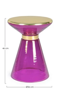 Best Bizzotto TAVOLINO IN VETRO LILIAC D36 - MERIEL