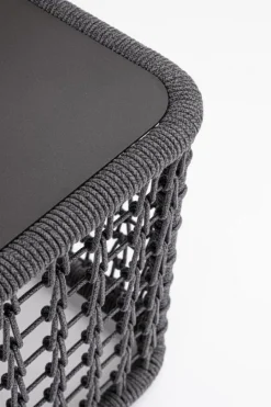 New Bizzotto TAVOLINO KOLLAR 60X60 ANTRACITE